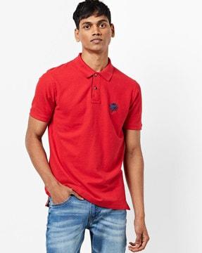 polo t-shirt with embroidery