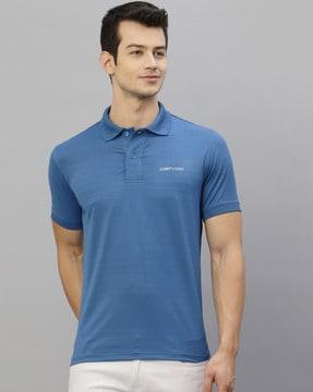 polo t-shirt with logo branding