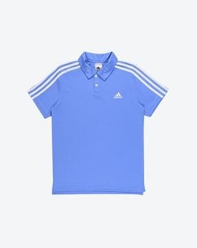 polo t-shirt with logo print