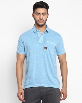 polo t-shirt with patch pocket