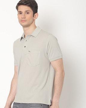 polo t-shirt with patch pocket