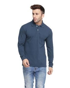 polo t-shirt with patch pocket