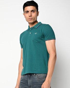 polo t-shirt with patch pocket