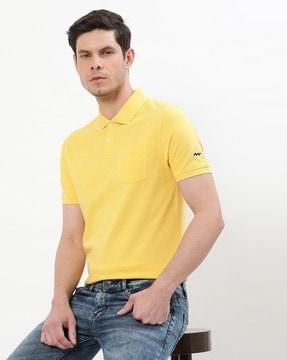 polo t-shirt with patch pocket