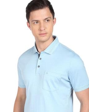 polo t-shirt with patch pocket