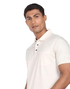 polo t-shirt with patch pocket