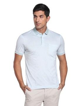 polo t-shirt with patch pocket