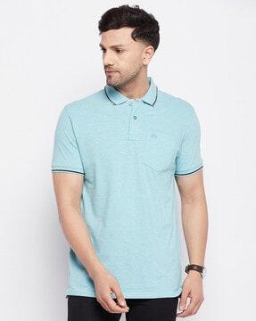 polo t-shirt with patch pocket