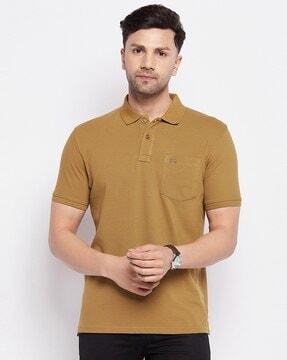 polo t-shirt with patch pocket