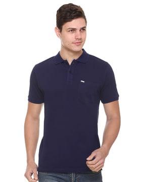 polo t-shirt with patch pocket