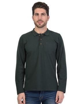 polo t-shirt with patch pocket