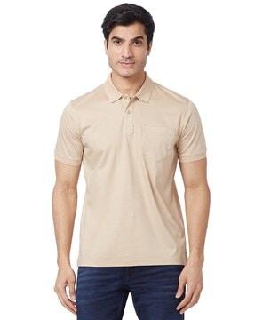 polo t-shirt with patch pocket