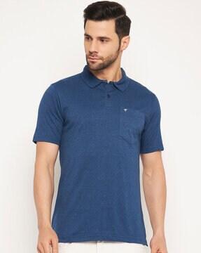 polo t-shirt with patch pocket