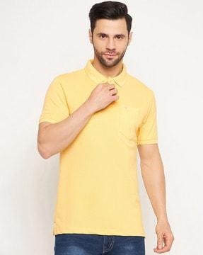 polo t-shirt with patch pocket