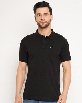 polo t-shirt with patch pocket