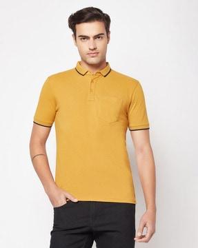 polo t-shirt with patch pocket