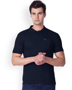 polo t-shirt with patch pocket