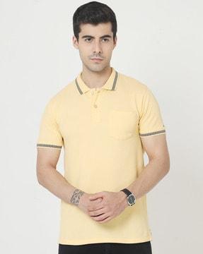 polo t-shirt with patch pocket