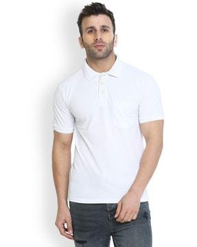 polo t-shirt with patch pocket