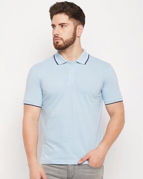 polo t-shirt with short sleeves