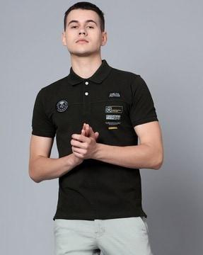 polo t-shirt with short sleeves