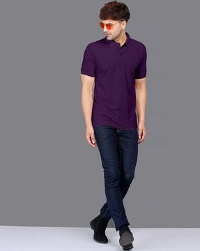 polo t-shirt with short sleeves