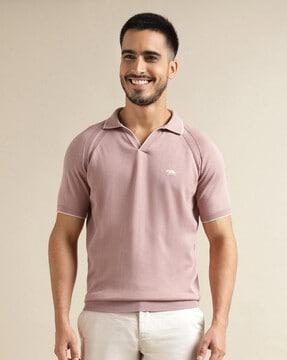 polo t-shirt with short sleeves