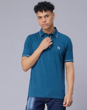 polo t-shirt with short sleeves