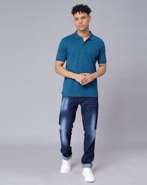 polo t-shirt with short sleeves