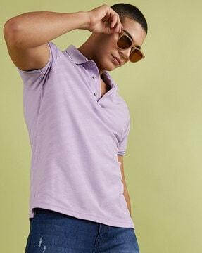 polo t-shirt with short sleeves