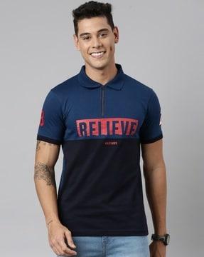 polo t-shirt with short sleeves