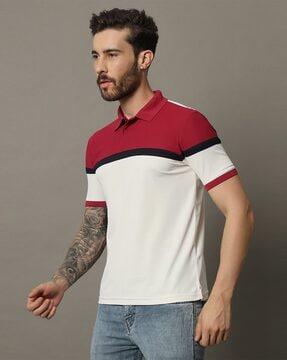 polo t-shirt with short sleeves