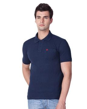 polo t-shirt with short sleeves