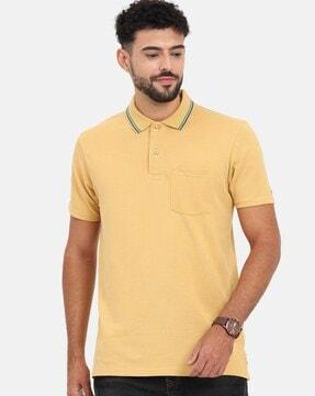 polo t-shirt with short sleeves