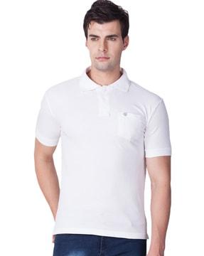 polo t-shirt with short sleeves