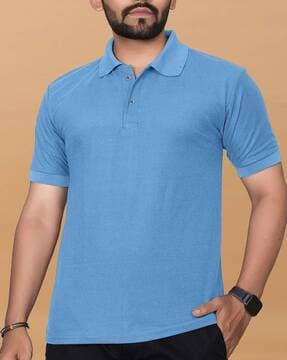 polo t-shirt with short sleeves