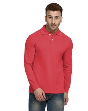 polo t-shirt with side vents