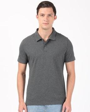 polo t-shirt with side vents