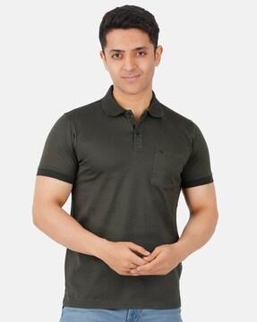 polo t-shirt with side vents