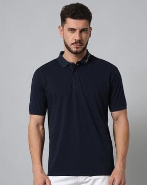 polo t-shirt with side vents