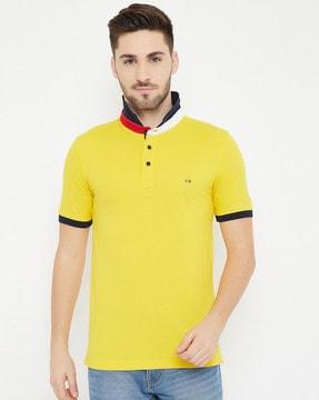 polo t-shirt with signature branding