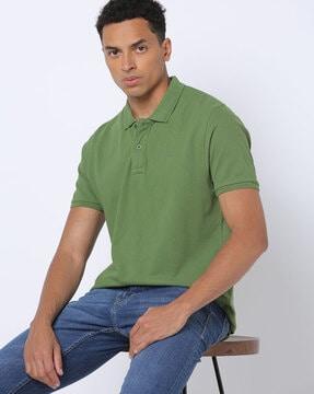 polo t-shirt with signature branding
