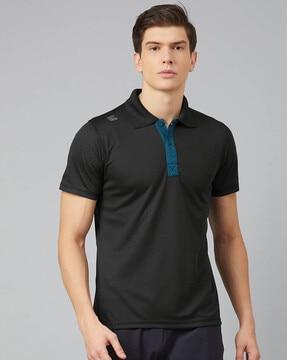 polo t-shirt with signature branding