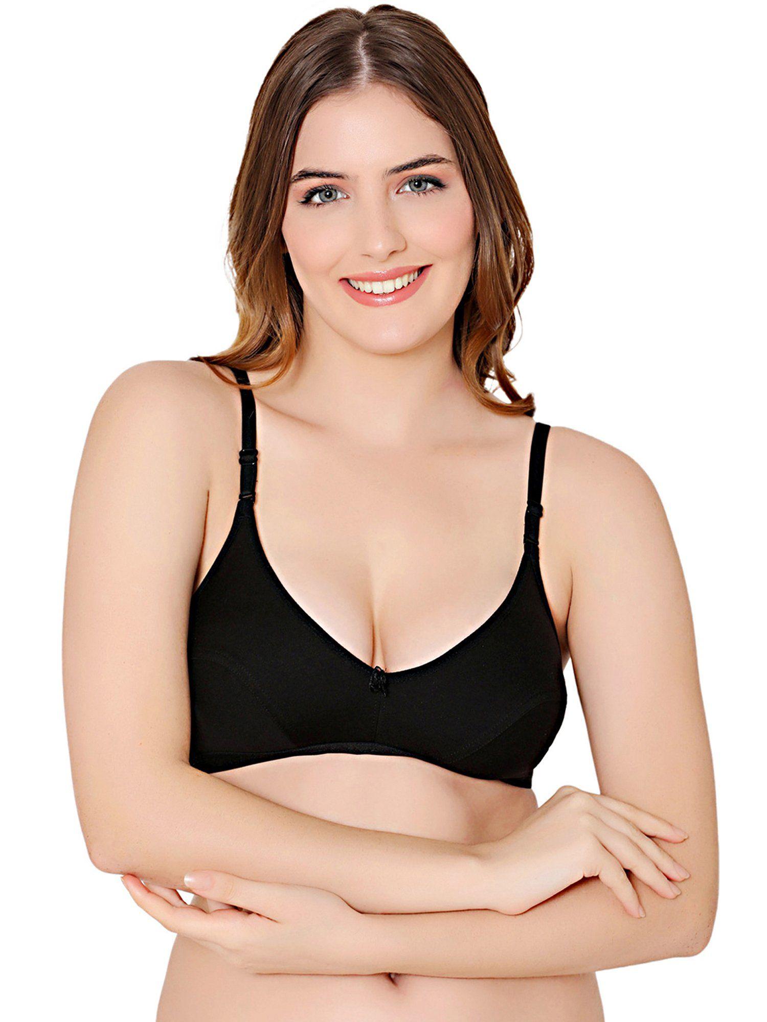 polycotton black color bra 1531b