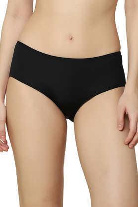 polyester women's panty pack of 1 - black