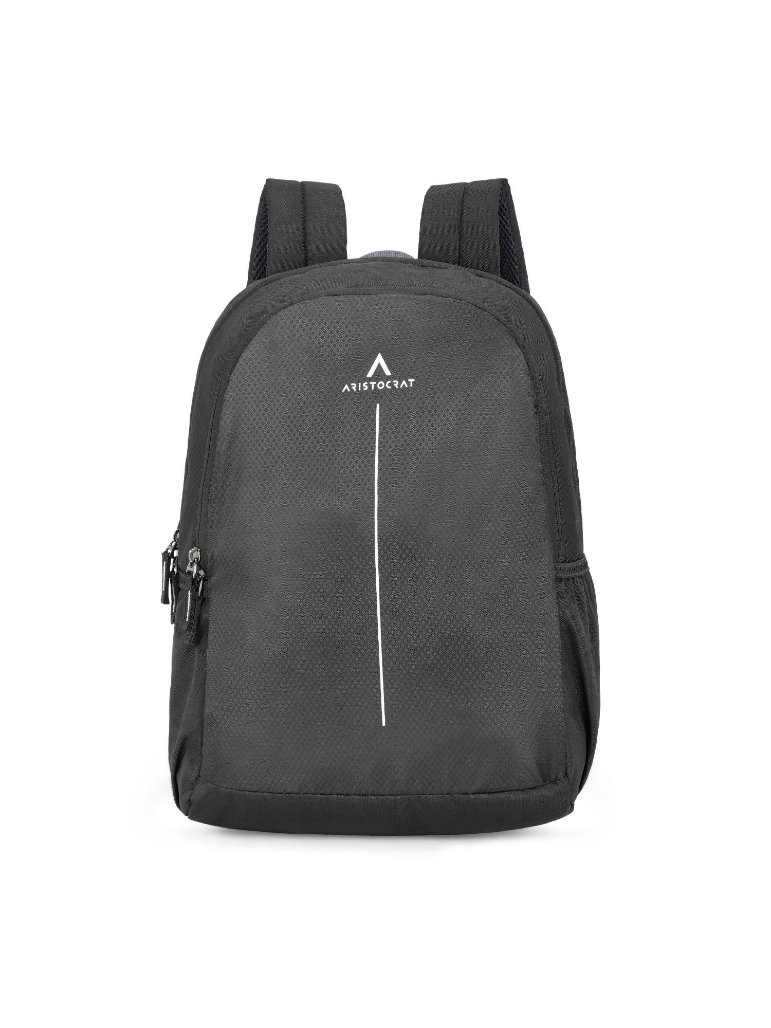 polyester 26l hugo laptop backpack black for men & women