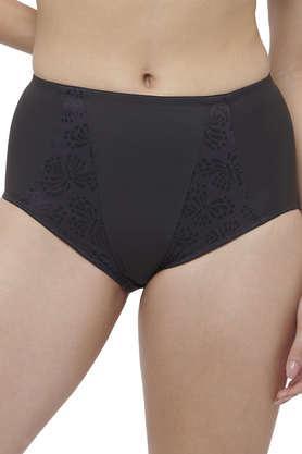 polyester blend women's panties - pack of 1 - charcoal