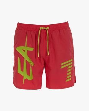 polyester maxi logo boxer shorts