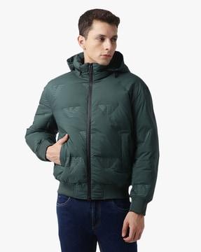 polyester regular fit jacket
