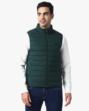 polyester regular fit jacket